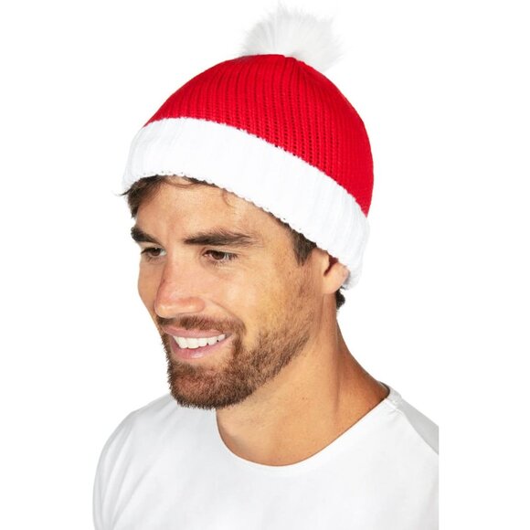 Christmas Hats for Men and Women - Funny Unisex Holiday Cap - One Size Fits Most